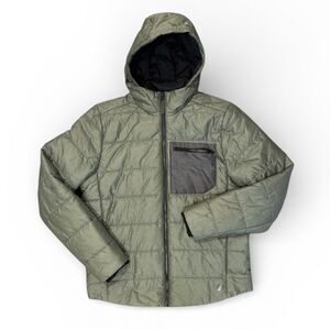 LL Bean Southbrook Insulated Jacket Mens L Primaloft Puffer Coat Full Zip Hooded